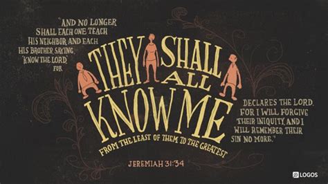 Jeremiah 31:34 NIV - No longer will they teach… | Biblia