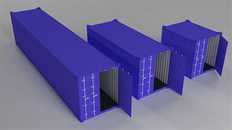 Shipping Containers 3D | CGTrader