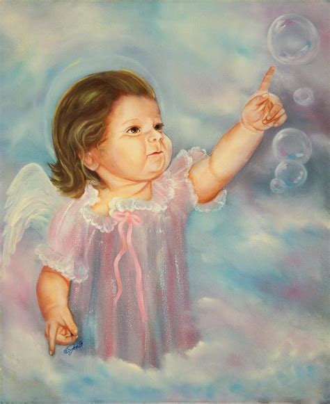 Angel Baby Painting by Joni McPherson - Pixels