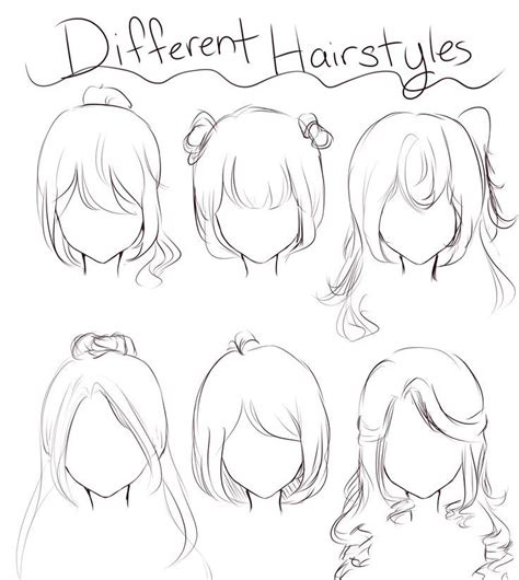 #drawings #drawinghair #Hairrrr # Hairrrr in 2020 | Anime drawings ...