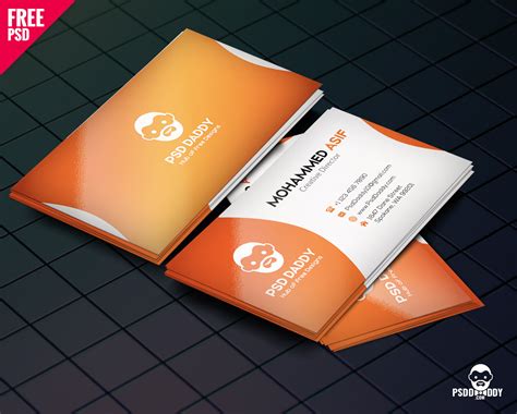 Business Card Design PSD Free Download – PsdDaddy.com