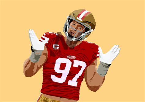 San Francisco 49ers Nick Bosa Shrug Sack Celebration A4 NFL - Etsy