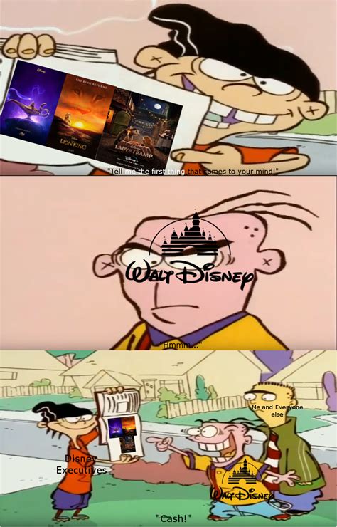 It's like the Edd book meme, except I made it better, and about Disney remakes too. : r/memes