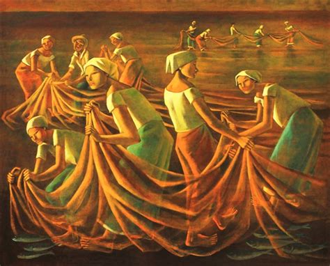 Fish Harvest at Dawn by Anita Magsaysay-Ho on artnet