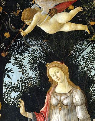 The photographic reproduction of Sandro Botticelli's Primavera ...