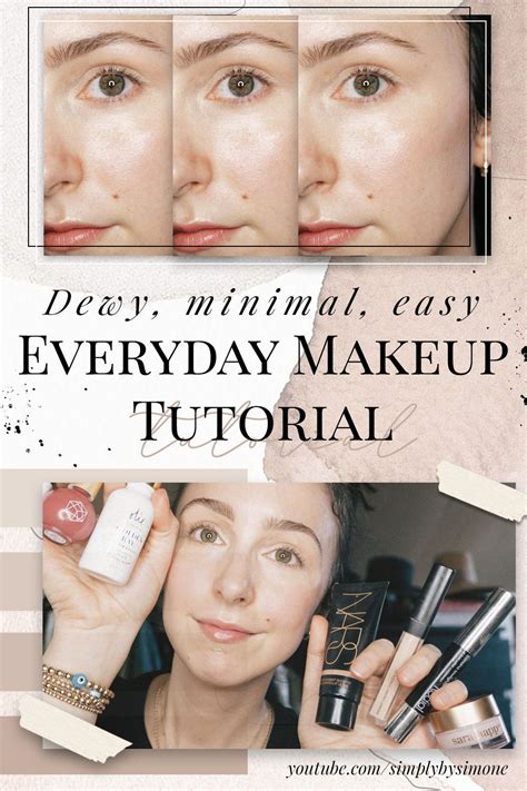 MINIMAL MAKEUP TUTORIAL | Makeup no makeup look for everyday! | Makeup tutorial, Minimal makeup ...