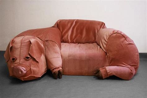 The NYC Viral Pig Ad Is Fake, But the Couch Is Real