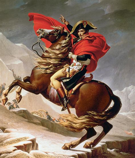 Napoleon Crossing The Alps by Jacques Louis David