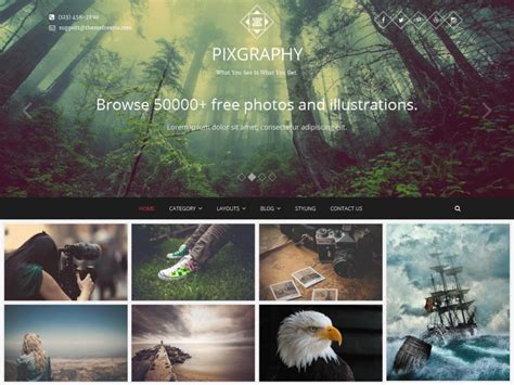 free gallery wordpress theme Tema Wordpress, Wordpress Theme Responsive ...