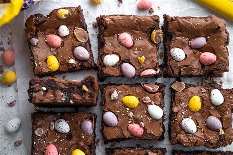 Mini Egg Brownies Recipe - Easter baking! (gluten-free)