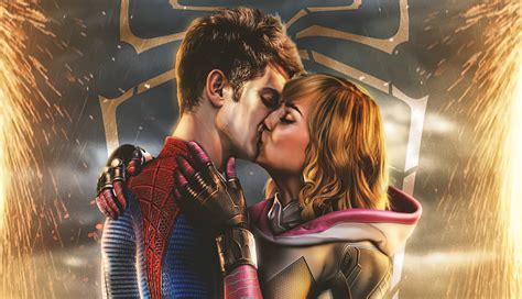 1336x768 Spiderman And Gwen Stacy Kissing 4k Laptop HD ,HD 4k Wallpapers,Images,Backgrounds ...