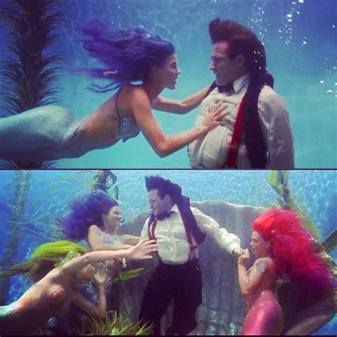 robin Williams mermaid water glitter hologram hood peter pan hook film girly shells | Mermaid ...