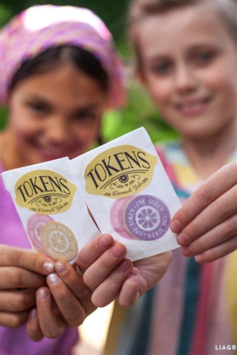 "Tokens" Lemonade Stand Label Template | Lemonade stand party, Lemonade stand, Lavender lemonade