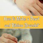 How to Make a Pearl and Ribbon Bracelet - DIY & Crafts