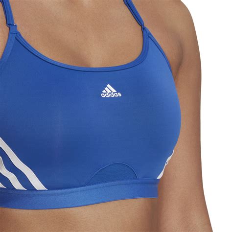 adidas Aeroreact Low-Support 3 Stripes Sport-BH Damen Blau online kaufen | Tennis Point AT