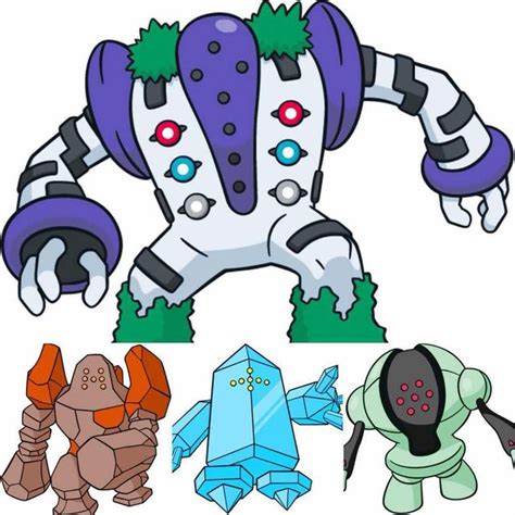 Shiny Regigigas, Regirock, Regice & Registeel Pokemon X, Y, Omega Ruby ...