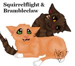 Squirrelflight and Brambleclaw by Shadowgaze on DeviantArt