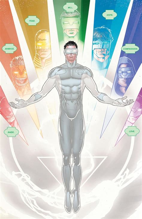 White Lantern Kyle Rayner New Guardians Full Spectrum Complete | Green lantern kyle rayner ...