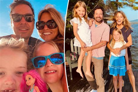 Jimmy Fallon shares rare photo with his wife and their 2 daughters