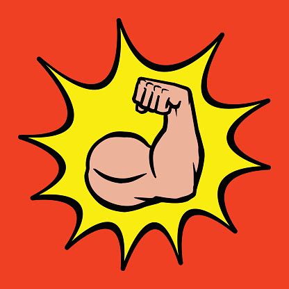 Biceps Flex Arm Vector Icon Stock Illustration - Download Image Now - iStock