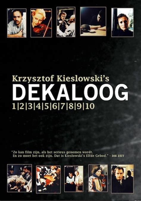 The Decalogue (aka "Dekalog" a series of ten television films dir. by Kryzsztof Kieślowski (1989 ...