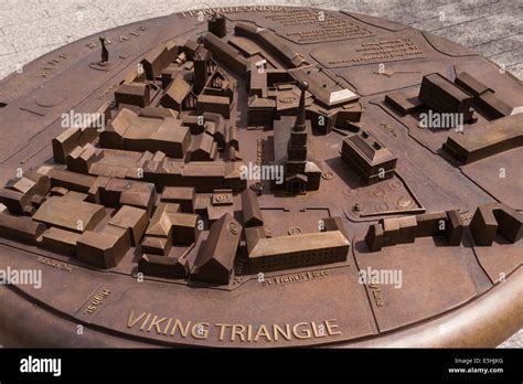 Ireland, Waterford, Viking triangle model Stock Photo - Alamy