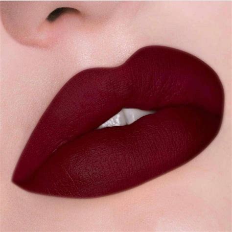 Dark Red Matte Lipstick