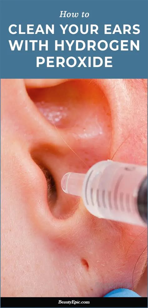 How to Clean Ears With Hydrogen Peroxide