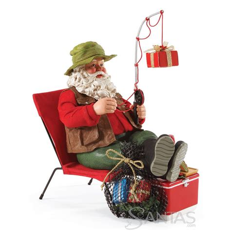 Hooked on the Holidays Possible Dreams Fishing Santa 4052123 | santas.com