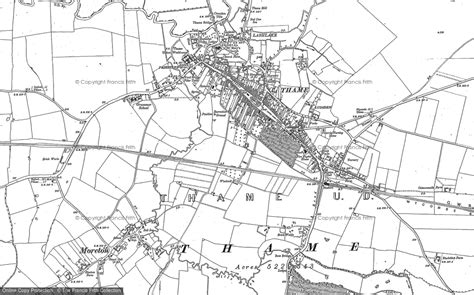 Historic Ordnance Survey Map of Thame, 1919 - Francis Frith