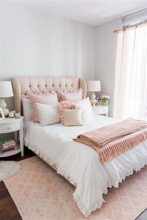 My Chicago Bedroom // Parisian Chic, Blush Pink — bows & sequins | Remodel bedroom, Room decor ...