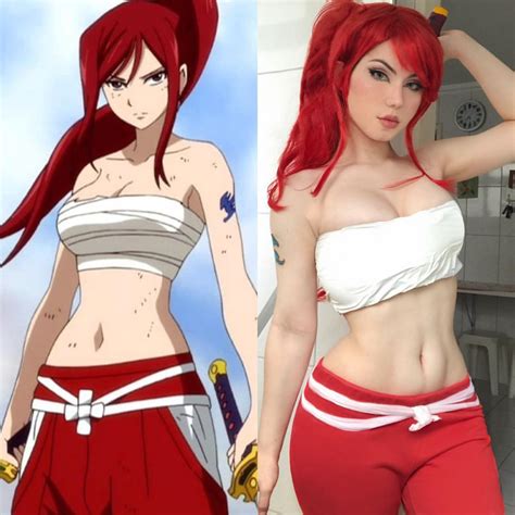 Erza from Fairy Tail cosplay by Maria Fernanda Galvao : r/pics