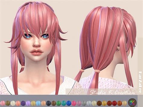 Sims 4 anime hair cc ddlc - earetp