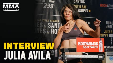 Julia Avila: 'There's Gonna Be Blood, None Of It's Gonna Be Mine' vs. Sijara Eubanks - MMA ...