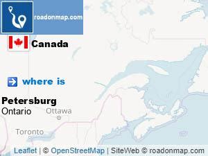 Where is Petersburg , Ontario Canada