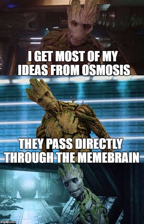 Deep thought Groot (I82QB4IP gave me this idea. Thx) - Imgflip