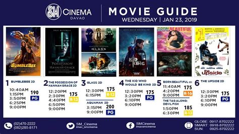 SM City Davao Cinema Movie Schedule- DAVAO LIFE