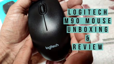 Logitech M90 review and unboxing of USB mouse|specs|price 🖱 - YouTube