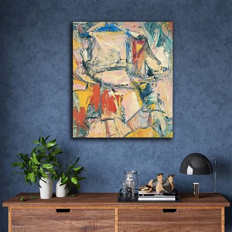 Interchange 1955 de Willem de Kooning Canvas Rolled Art - Etsy España