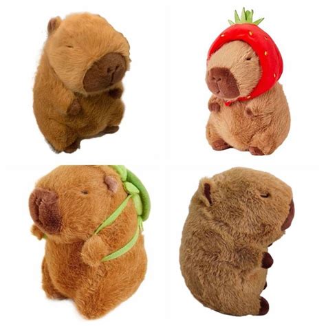 Simulation Capybara Plush Toy Capybara Rodent Capybara Plushie Doll ...