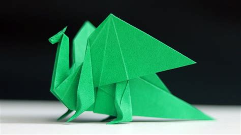 How to Make an Easy and Realistic Origami Dragon - YouTube