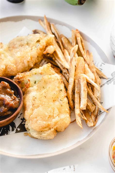 Caribbean Fish and Chips with Tamarind Sauce (paleo)• Heal Me Delicious