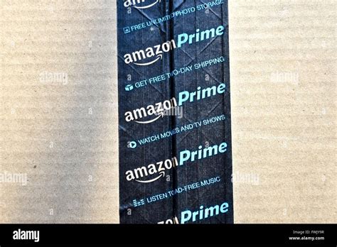 Amazon box tape Stock Photo - Alamy