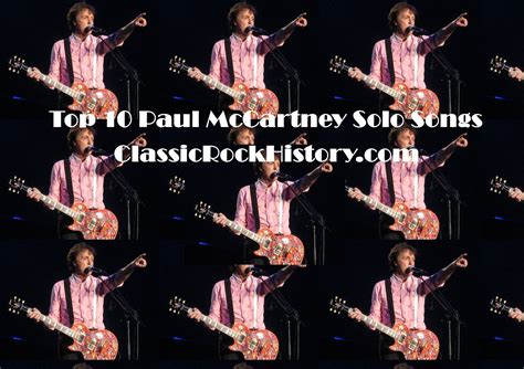 Top 10 Paul McCartney Solo Songs - ClassicRockHistory.com