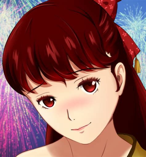 ArtStation - Kasumi/Sumire Yoshizawa in Kimono (Persona 5 Royal)