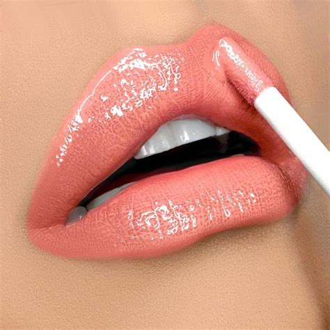 Look Book Lips | A Pale Peachy Pink Lip Gloss | Lip colors, Pink lips, Peach lip gloss