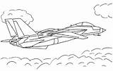 Coloring Fighter Aircraft Picture sketch template