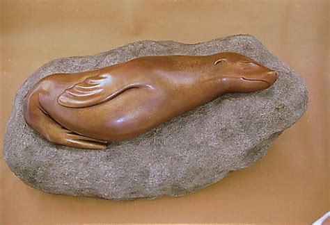 SEA LION SLEEPING Hot Cast Bronze | Foot Artworks