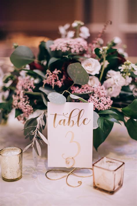 Table Numbers For Wedding: A Joyful Addition To Your Reception | The FSHN