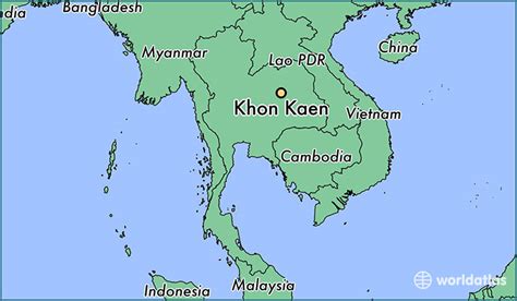 Where is Khon Kaen, Thailand? / Khon Kaen, Khon Kaen Map - WorldAtlas.com